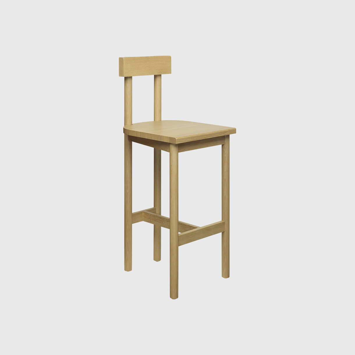 Gamar Stool, Oak