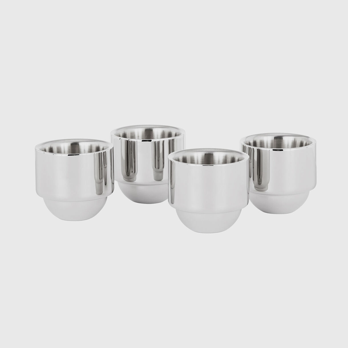 Brew Espresso Cups, Chrome