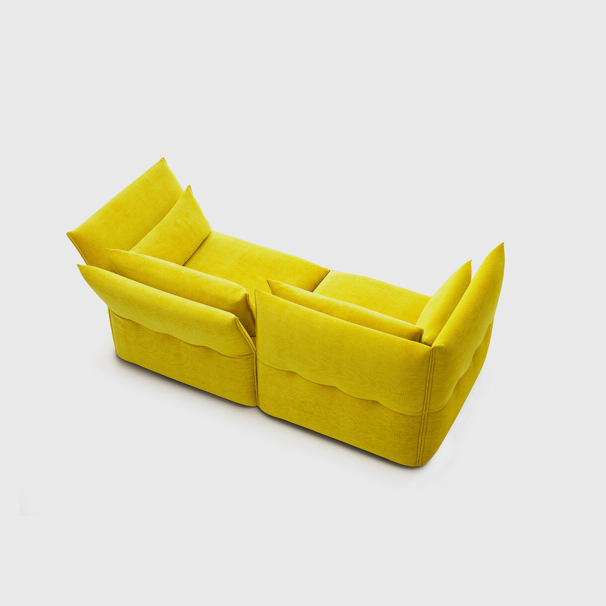 Mariposa Sofa, 2.5 Seater, Lemon