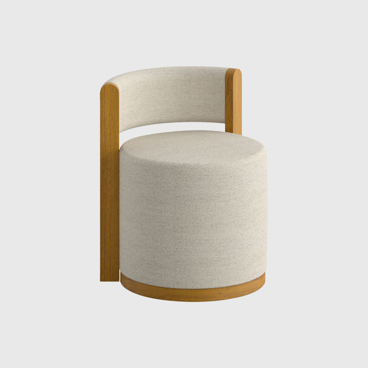 Alde Club Chair, Oak, Orsetto Stretch