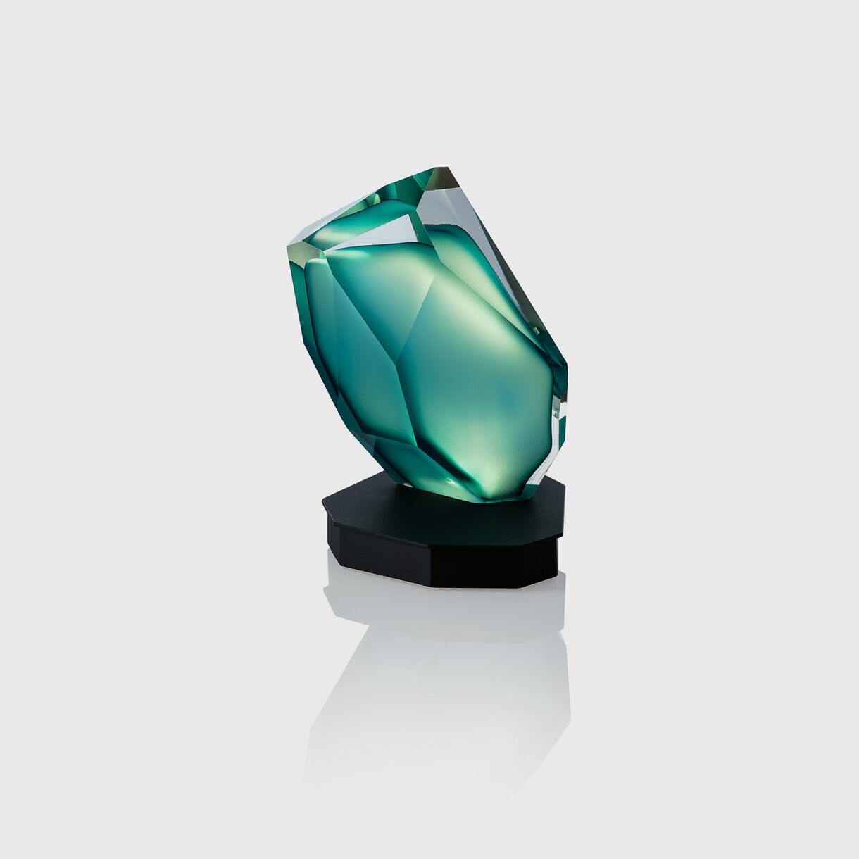 Crystal Rock Table Lamp, Blue