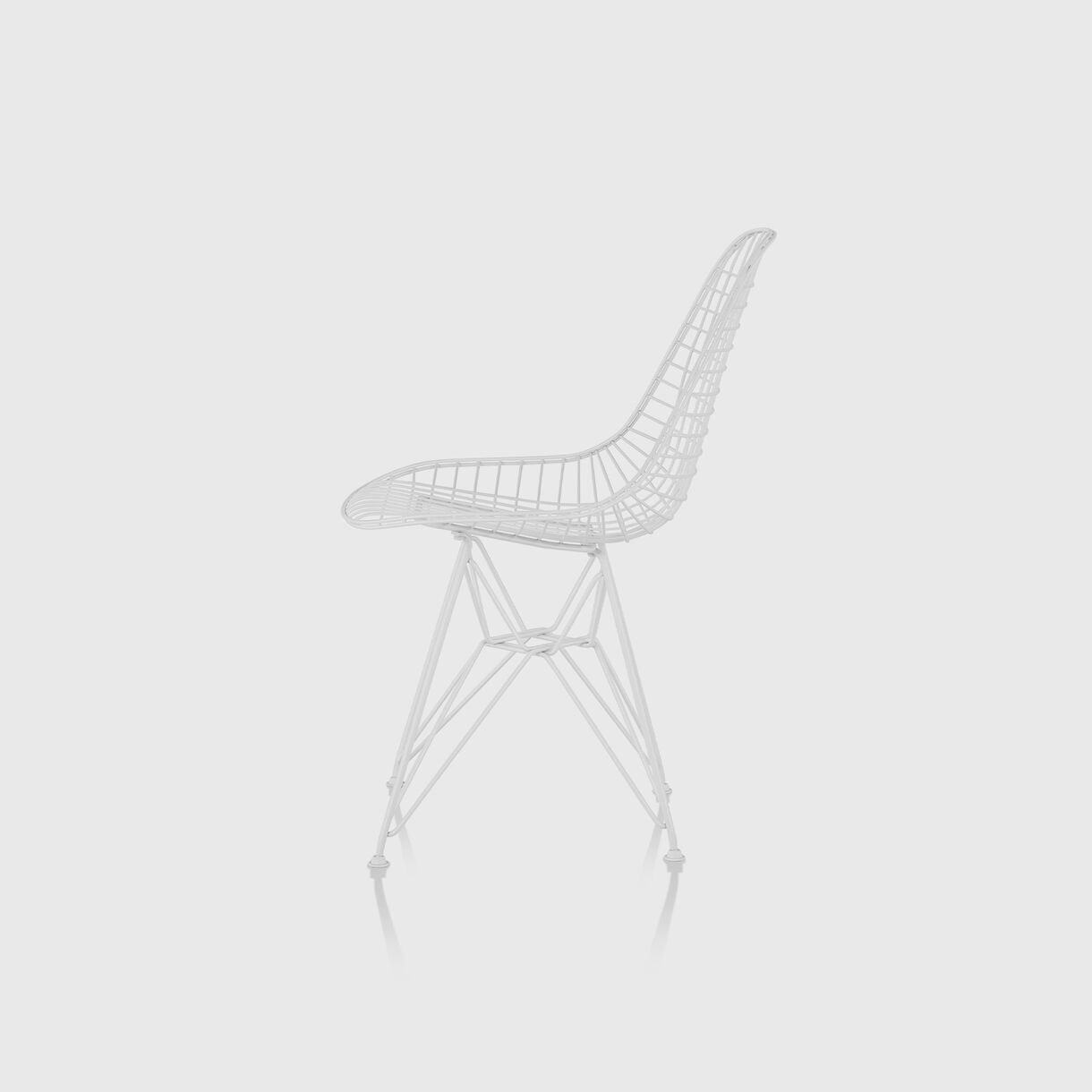 Eames Wire Chair, Wire Base, White