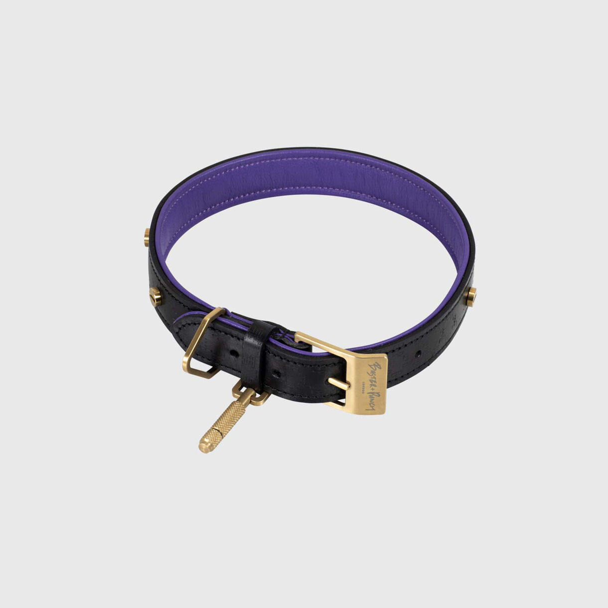 Dog Collar, Medium, Brass