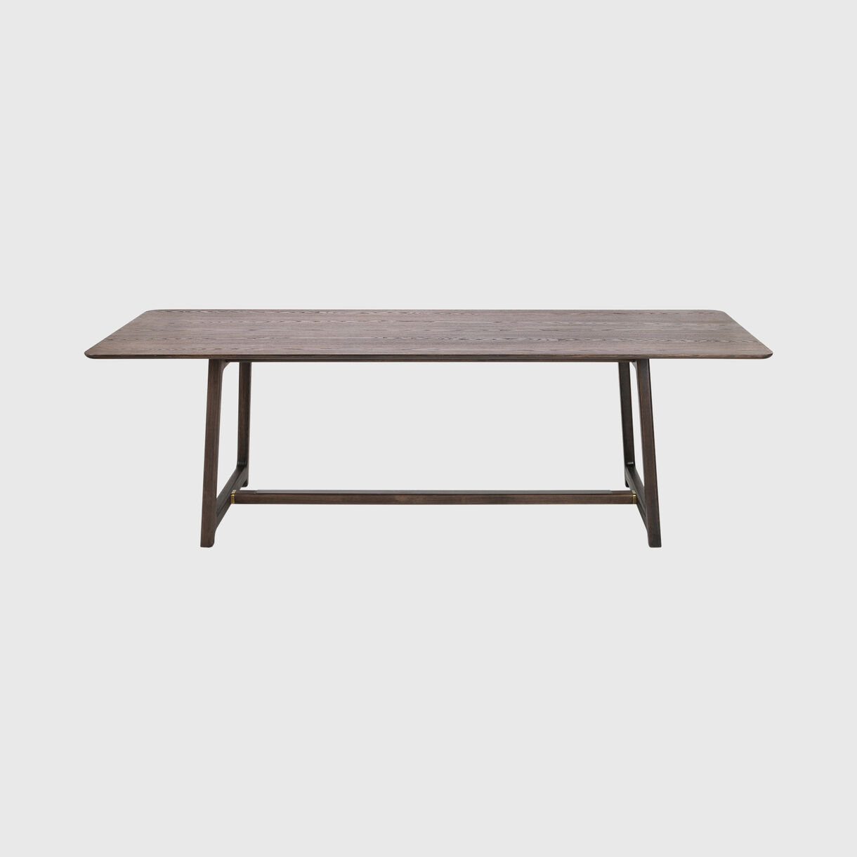 Mandarin Dining Table, 2100 x 900mm, Dark Brown Oak