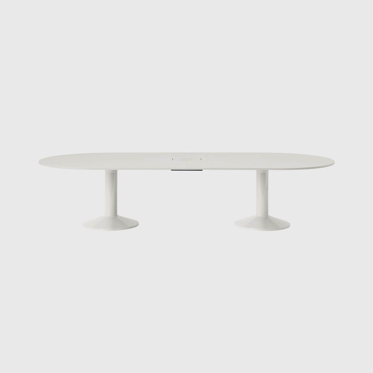 Midst Conference Table, 3300mm, Grey, Center Power