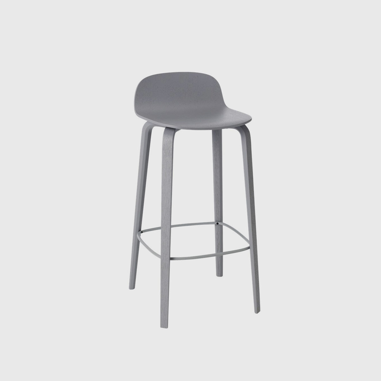 Visu Bar Stool, Grey