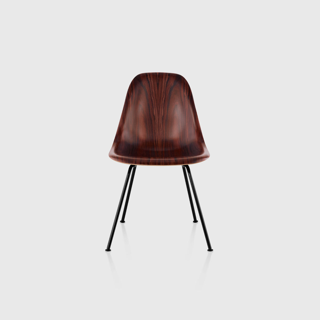 Eames Moulded Wood Side Chair, 4-Leg Base
