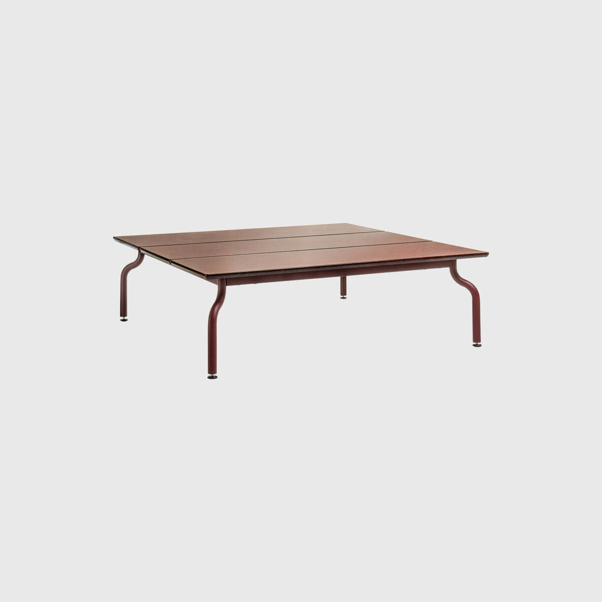 South Coffee Table, Red Lava Stone
