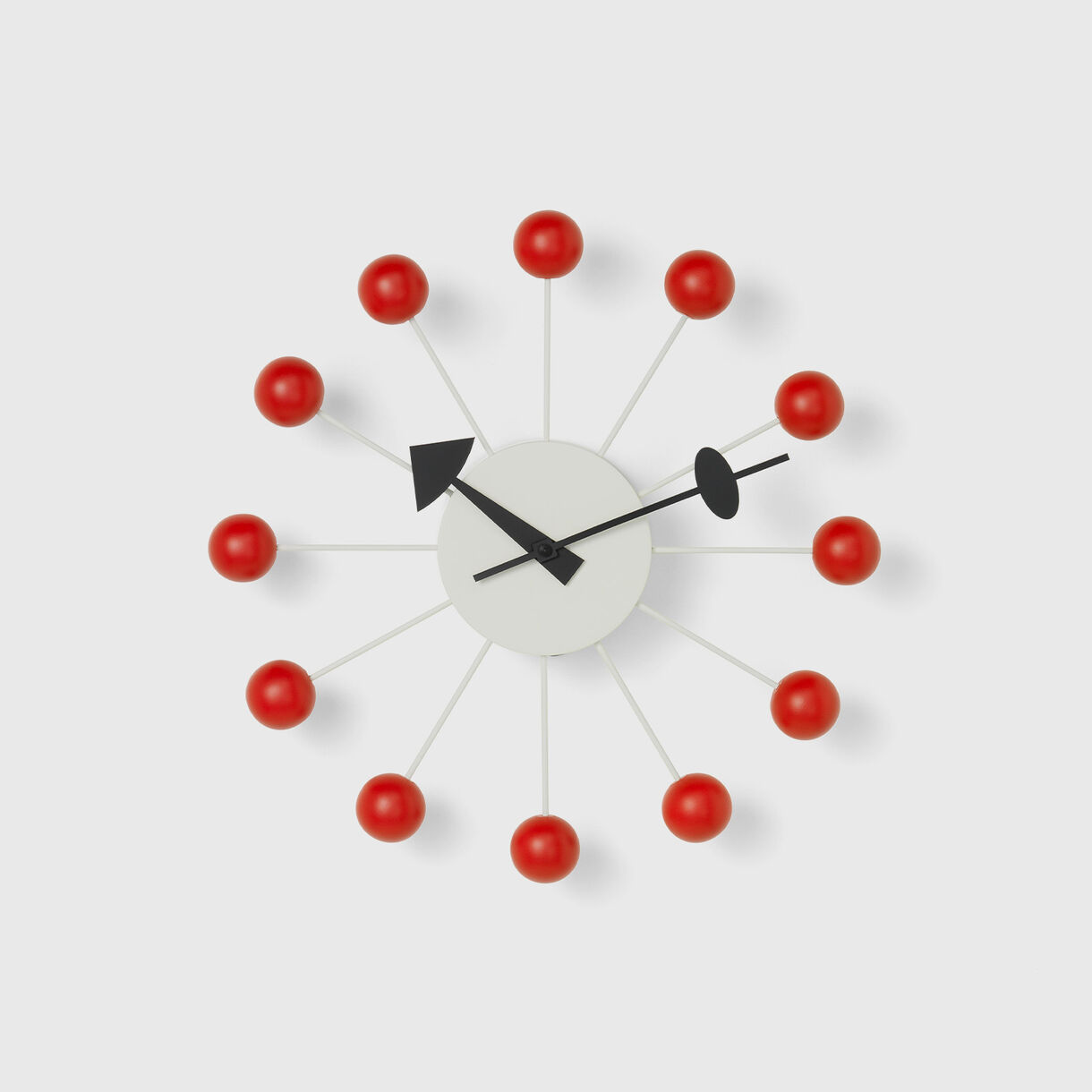 Wall Ball Clock, Red