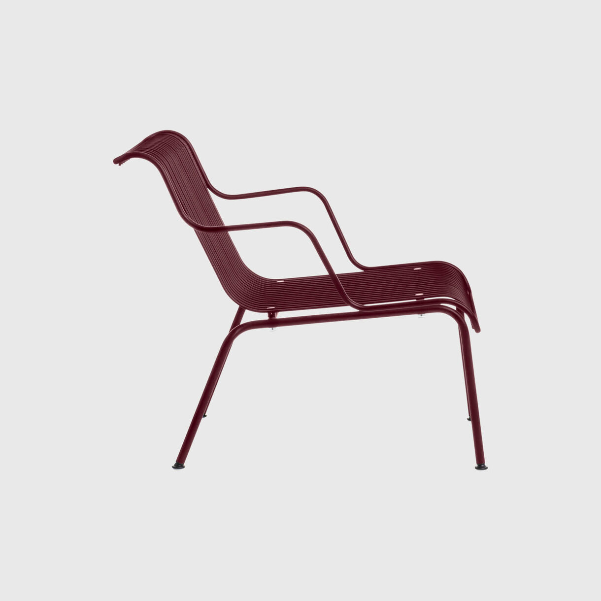 South Low Armchair, Red Bordeaux