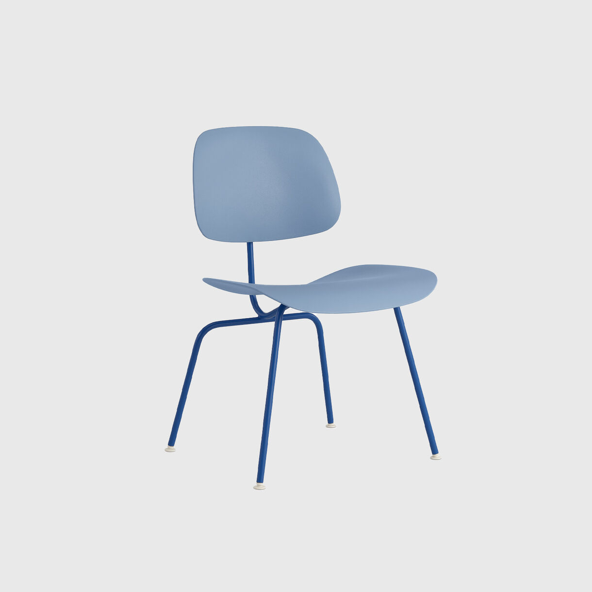 Eames Moulded Plastic Dining Chair, Pale Blue, Berry Blue