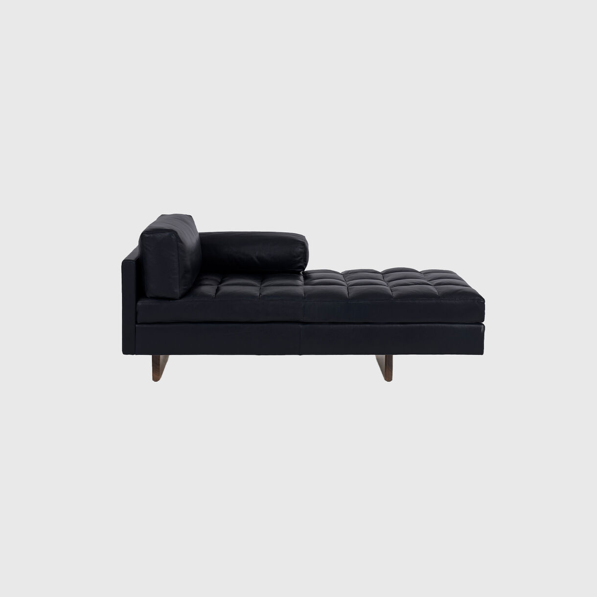 Asymmetric Chaise Lounge, Leather