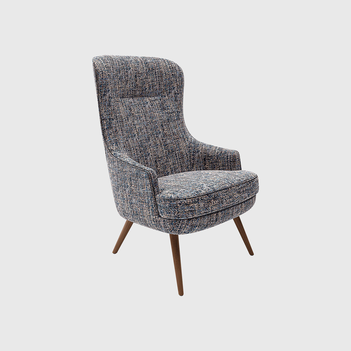 375 Relaxchair, Quarter Front, Blue
