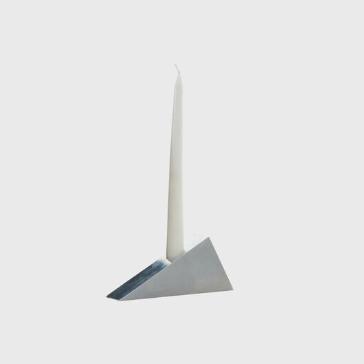 Silhouettes Candleholder, Aluminium, Triangular