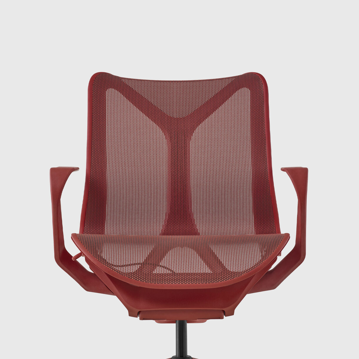 Cosm Low Back Work Chair, Fixed Arms, Canyon
