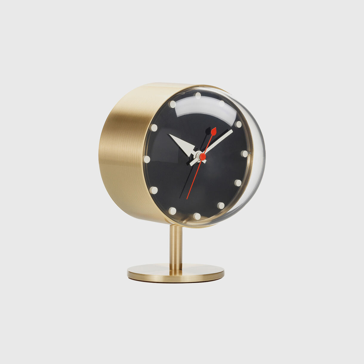 Night Desk Clock, Brass