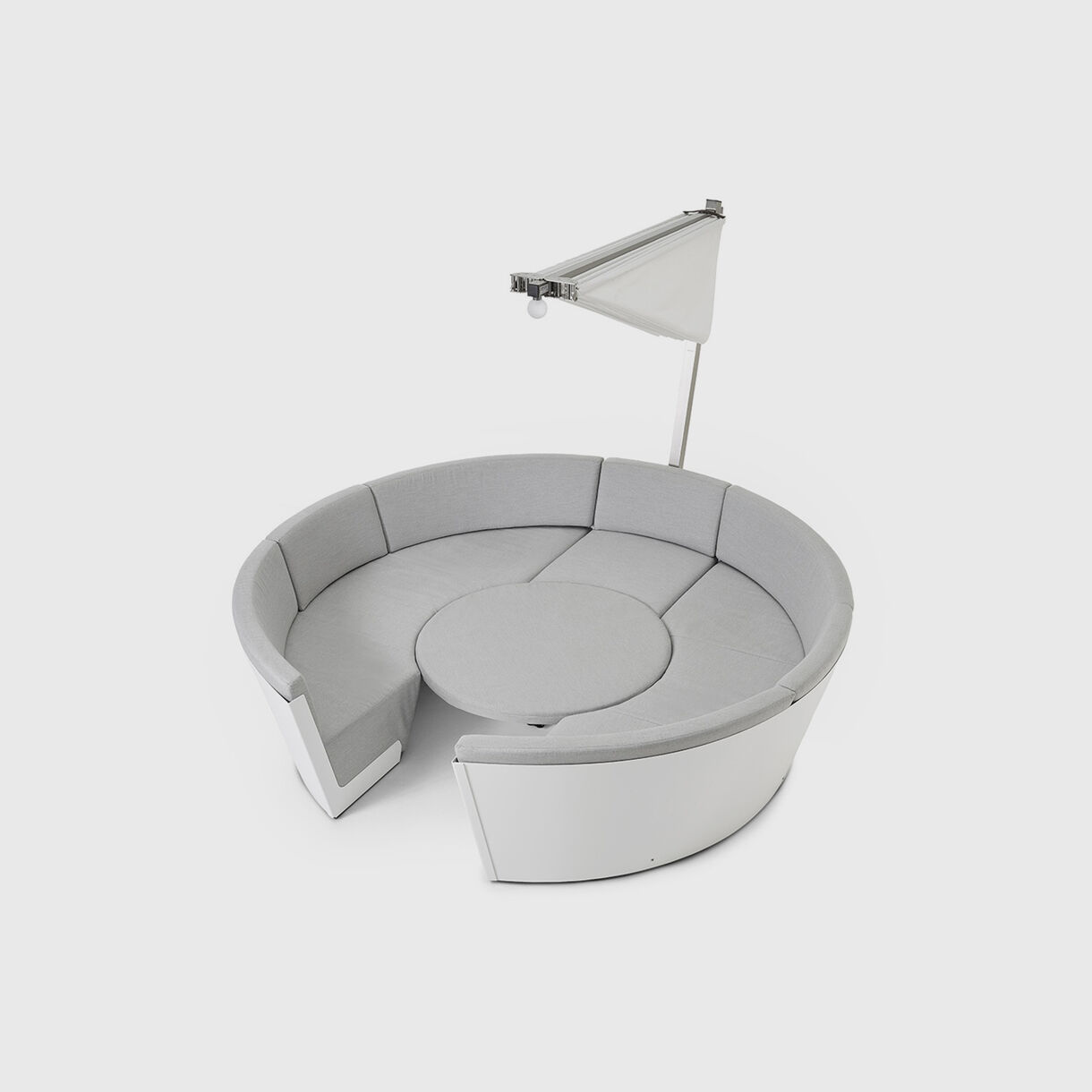 Kosmos Outdoor Lounge, 8 Seater with Parasol