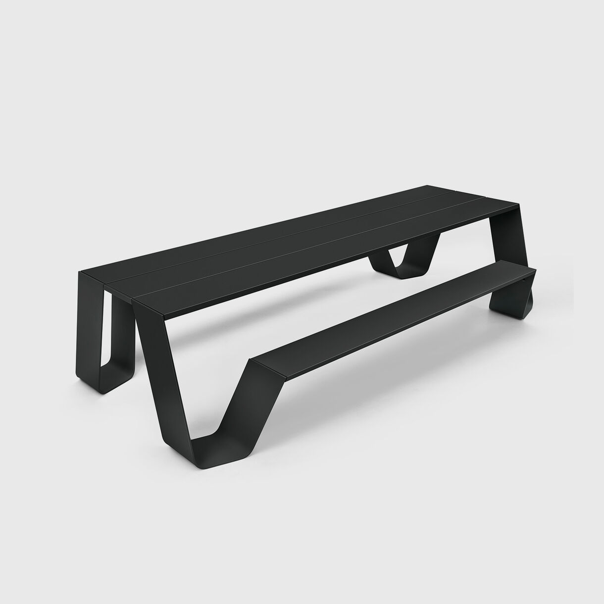 Hopper AA Picnic Table, Black