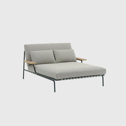 Settle Lounge Bed with Arms