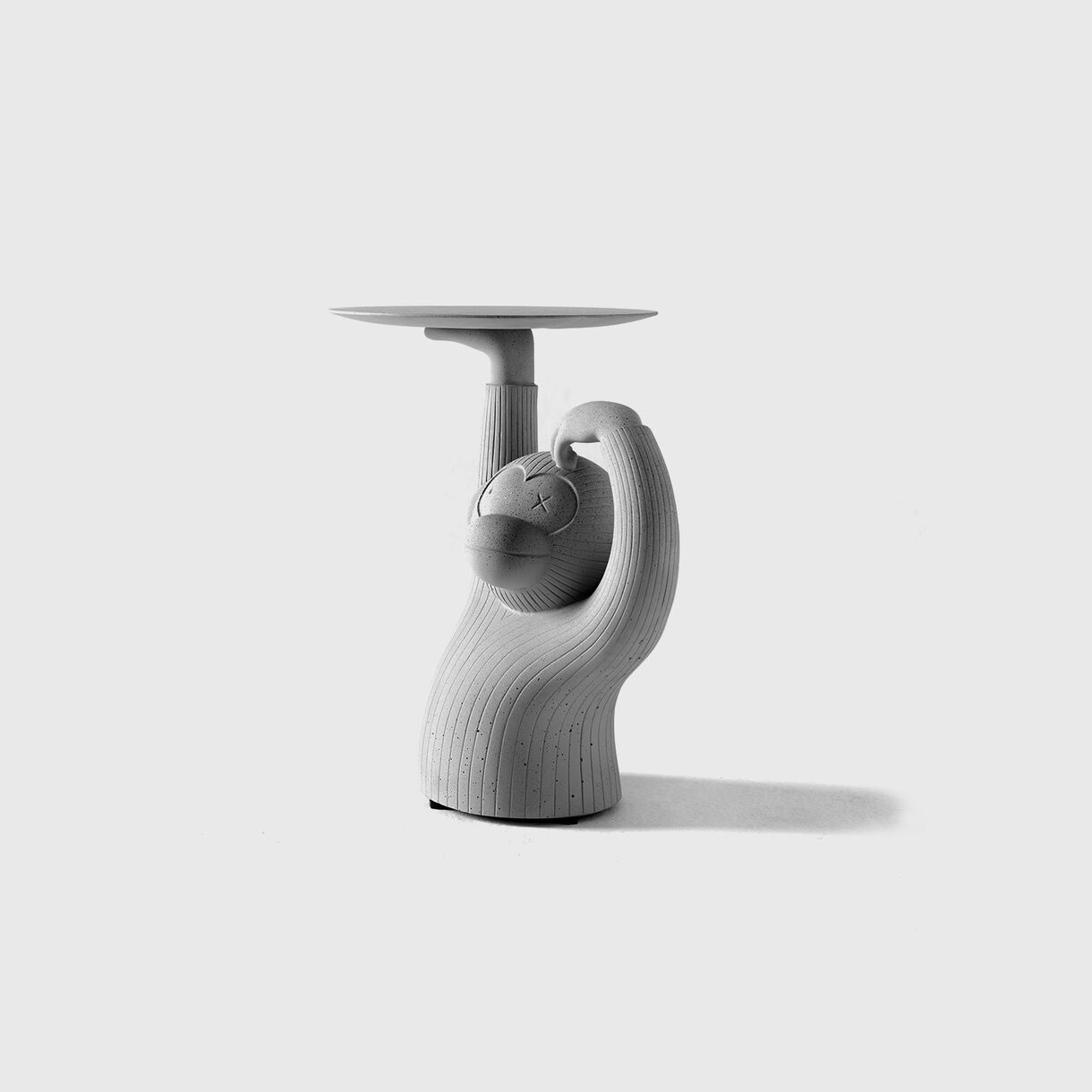Monkey Side Table, Grey