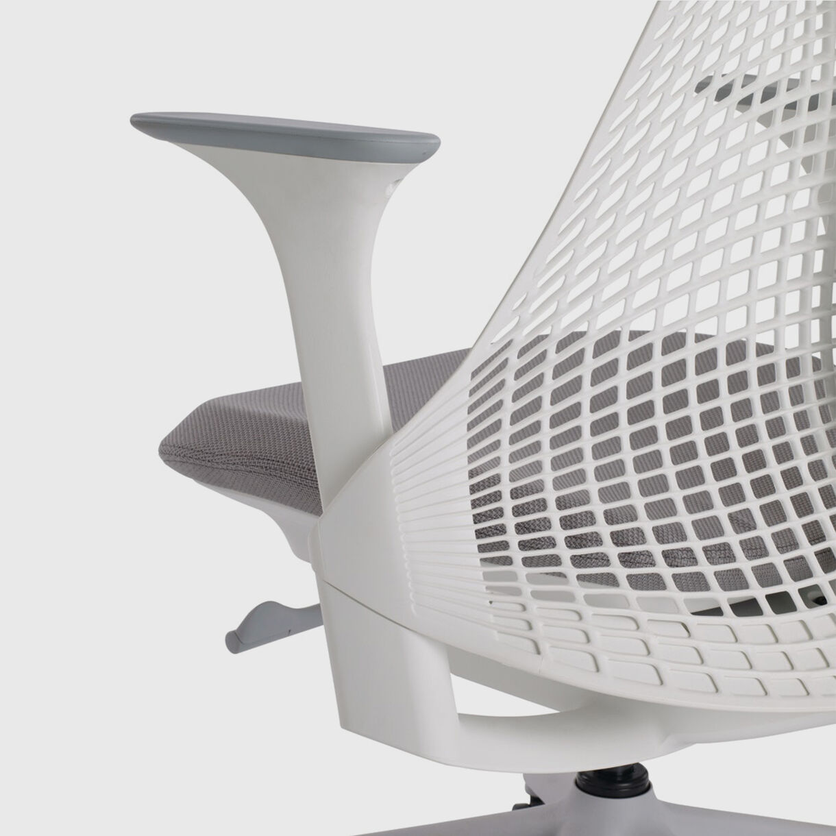 Sayl Chair, Height Adjustable Arms, Zen Mercury