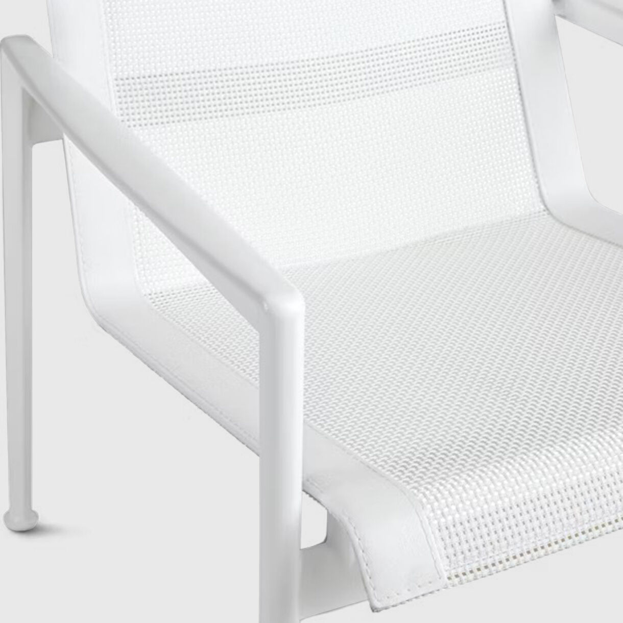 1966 Lounge Chair, White White