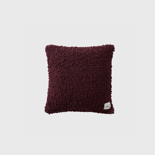 Bobble Cushion, Burgundy
