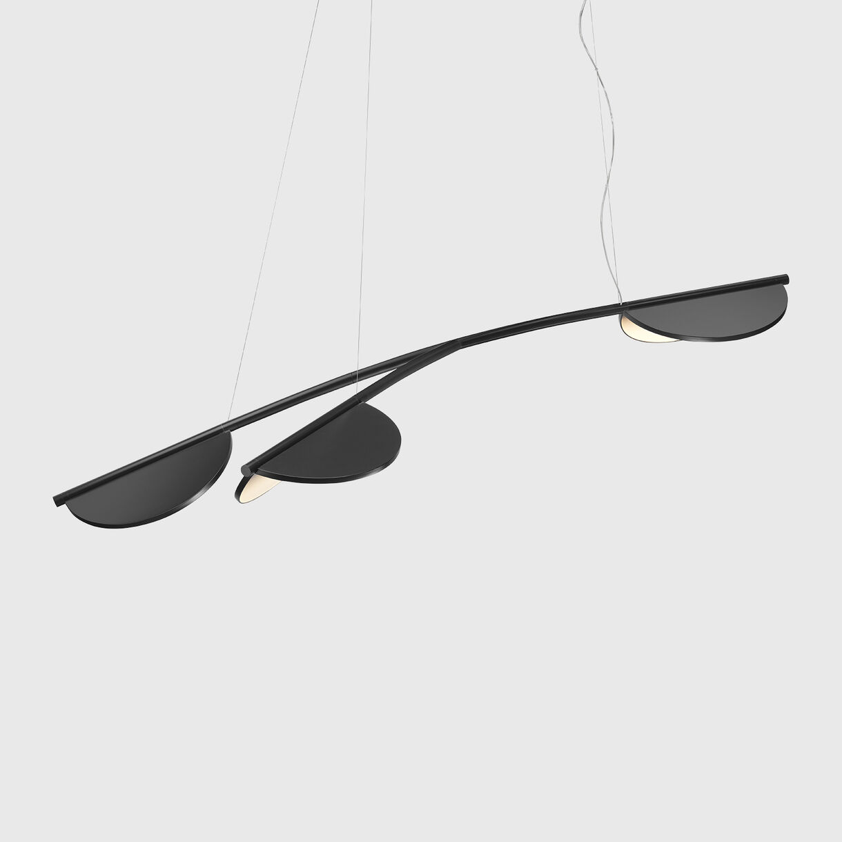 Almendra Organic S3 Suspension Lamp, Anthracite