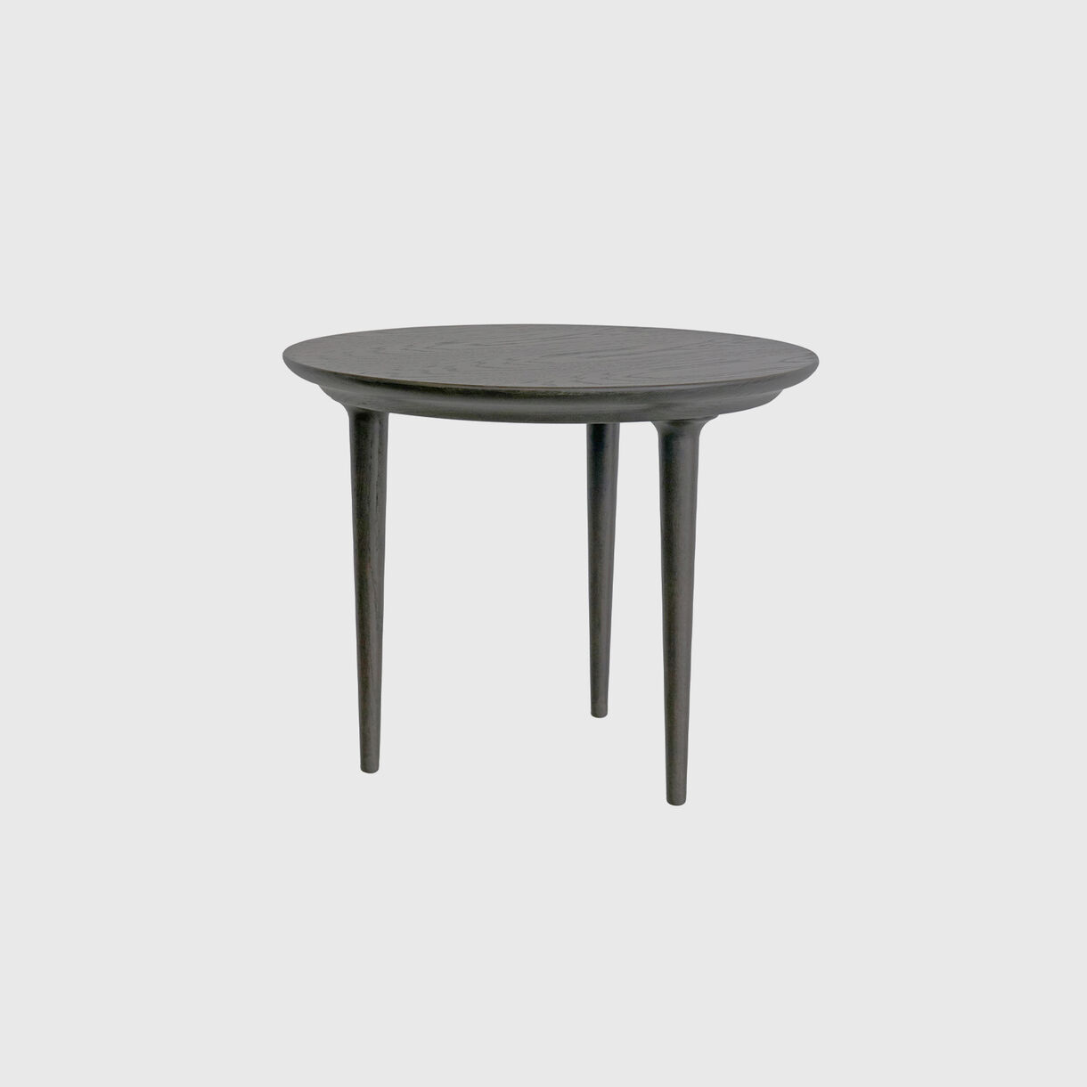 Lunar Side Table, Black Oak