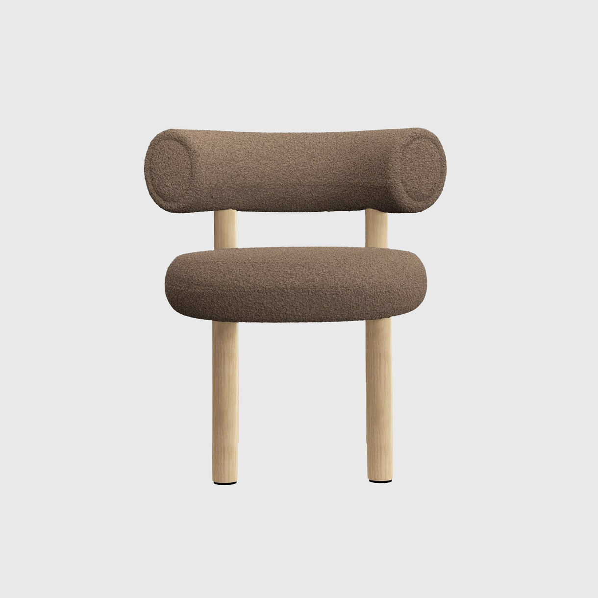 Fat Dining Chair, Wood, Elle - 0480 & Natural Oak