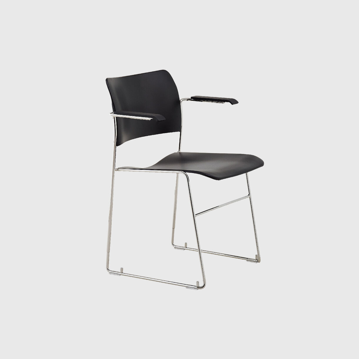 40/4 Armchair, Black Chrome