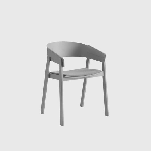 Cover Armchair with Upholstered Seat