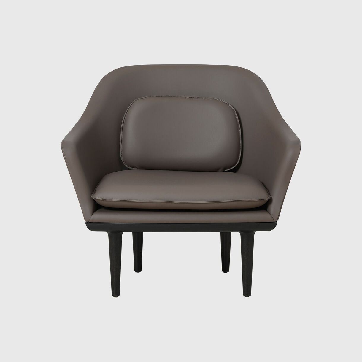 Lunar Lounge Chair Large, Onyx Oak, Bellagio Quartz