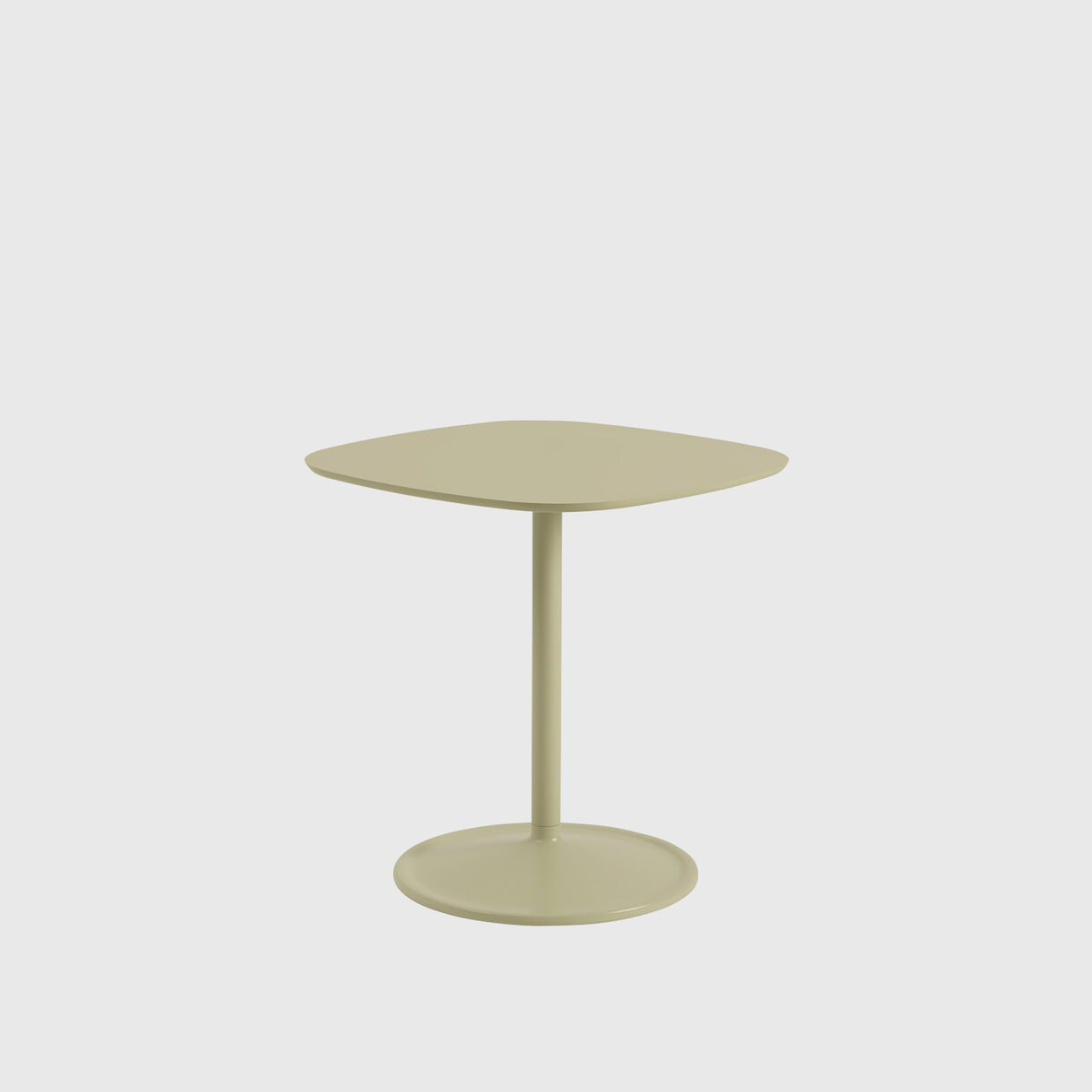 Soft Cafe Table, 70 x 73, Beige Green