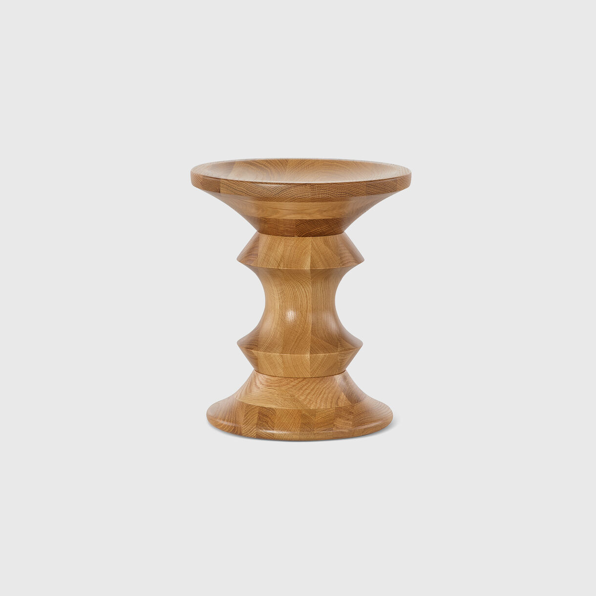 Eames Turned Stool, Shape A, White Oak