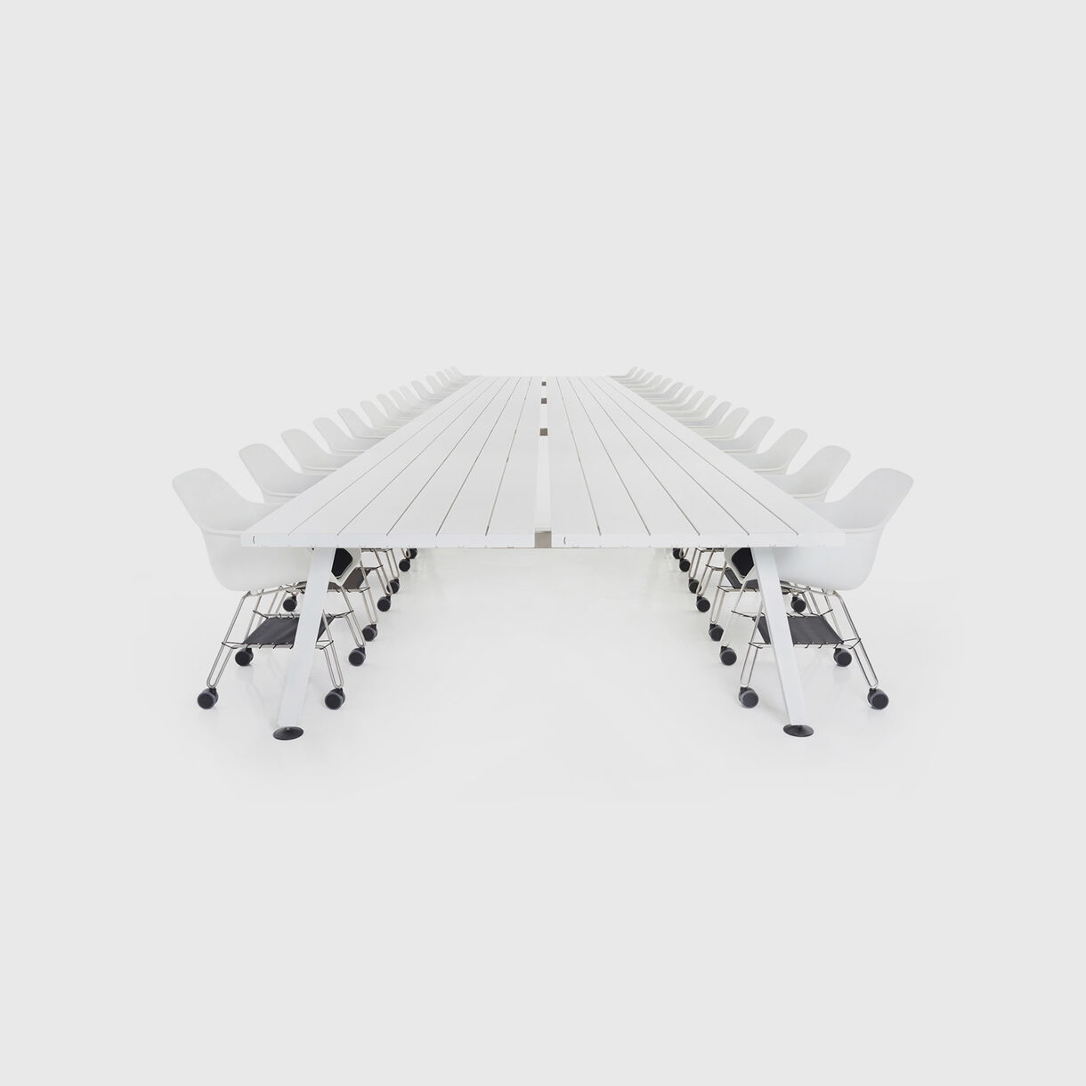 Marina Double Desk & Captains Chairs