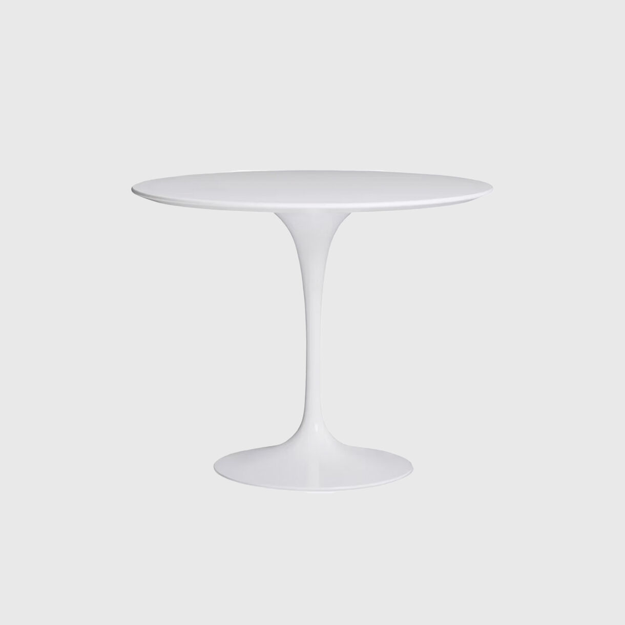 Saarinen Dining Table, Round, 900, Laminate White