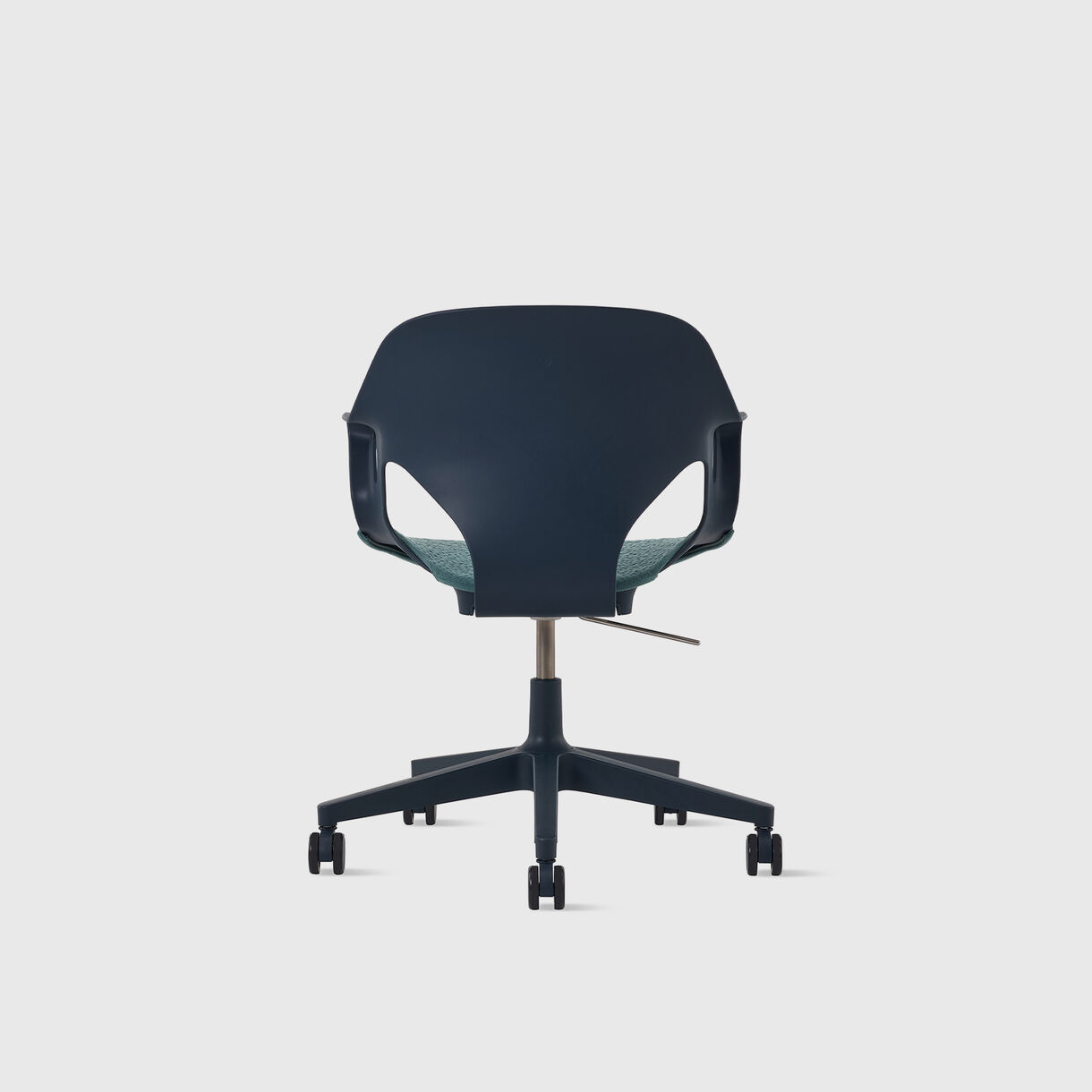 Zeph Multipurpose Chair, Fixed Arms, Nightfall & Glacier Upholstery