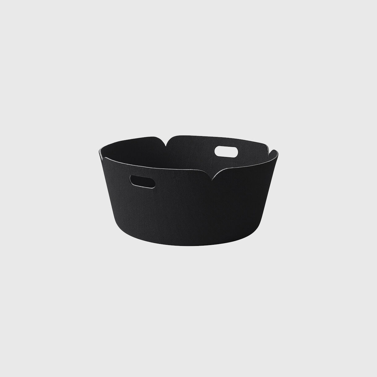 Restore Round Basket, Black