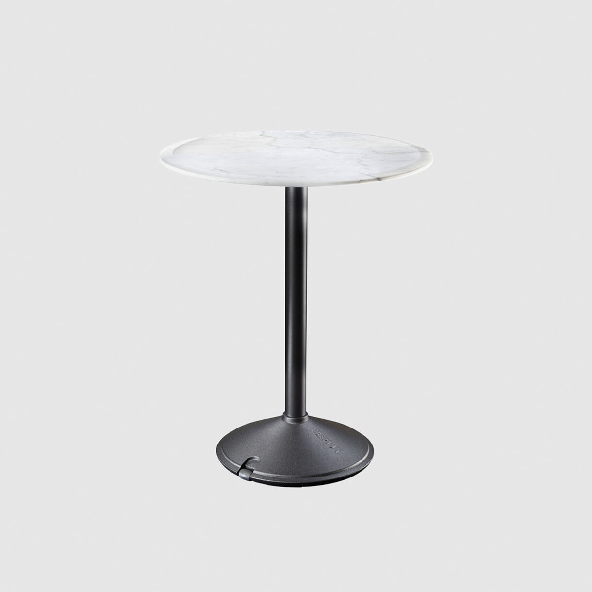 Brut Cafe Table, Carrara Marble, Anthracite