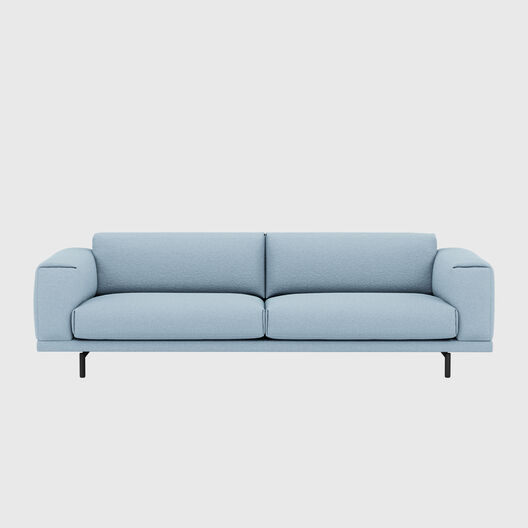 Rest 3.5 Seater Sofa, Metal Base