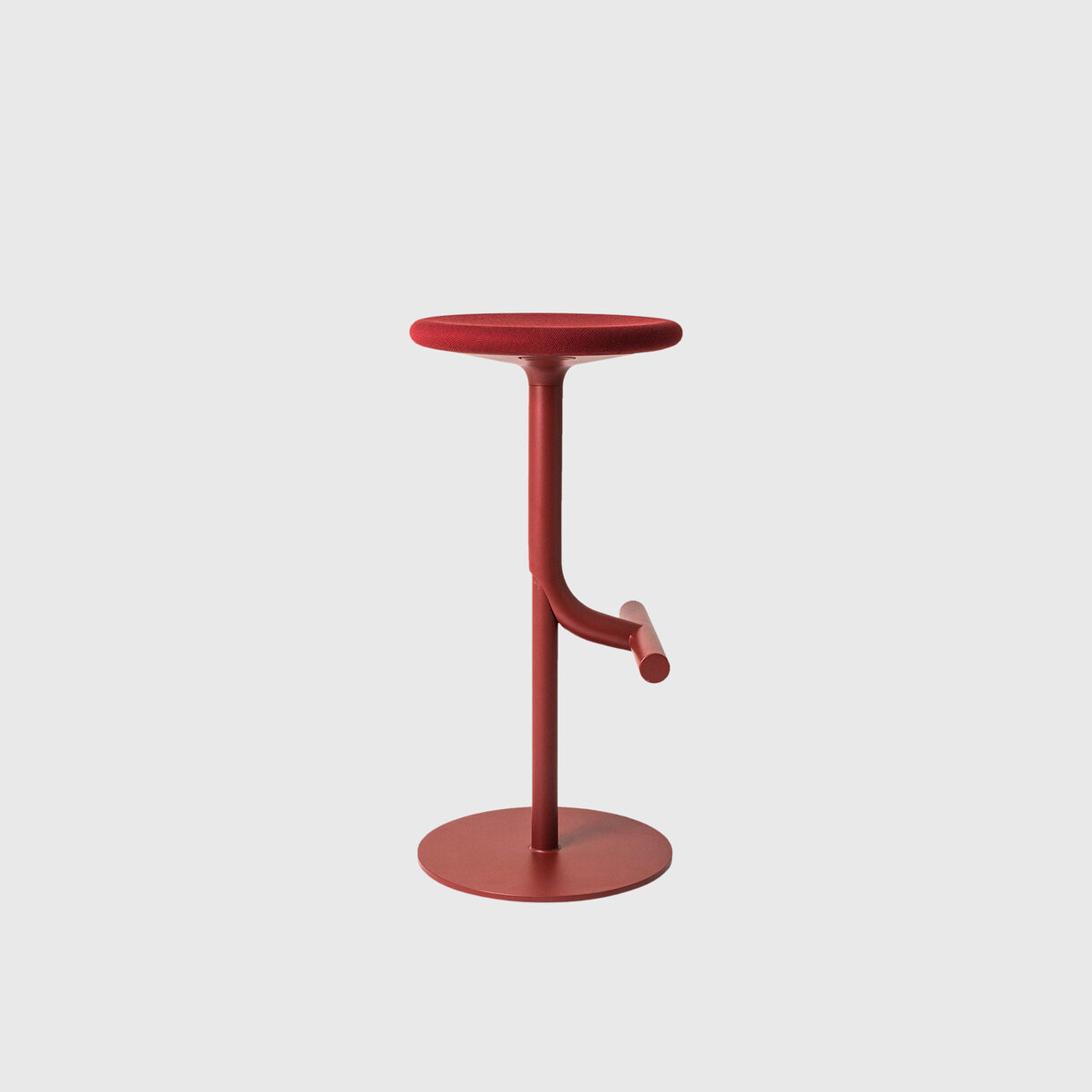 Tibu Stool, Red Bordeaux
