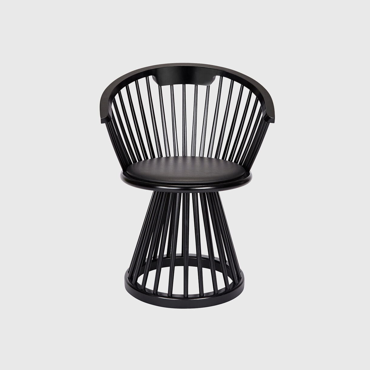 Fan Dining Chair, Black