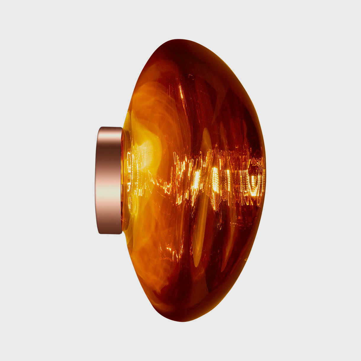 Melt Surface LED, Copper, On