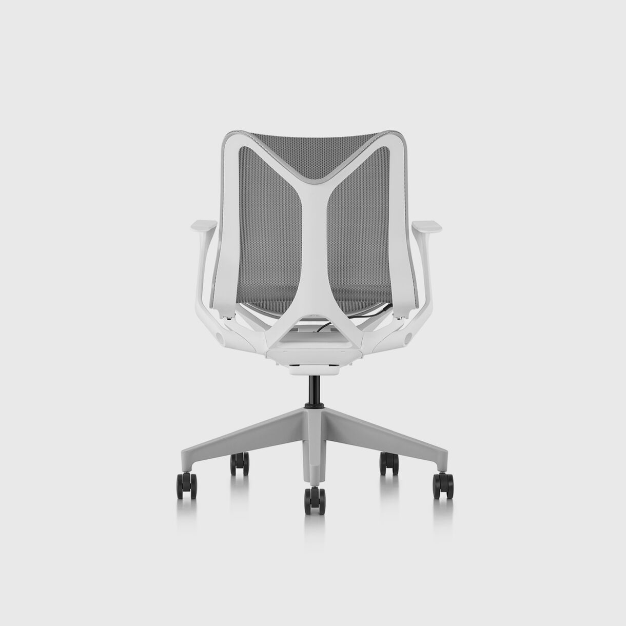 Cosm Chair, Mineral - Low Back - Fixed Arms