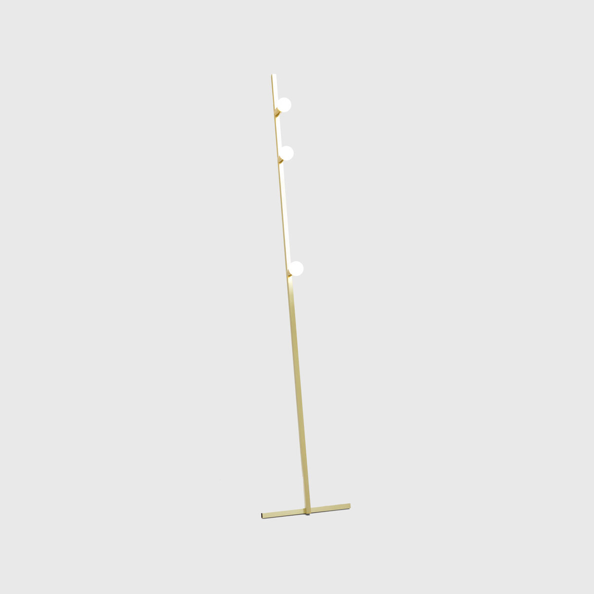 Dot Line Floor Lamp, Brass