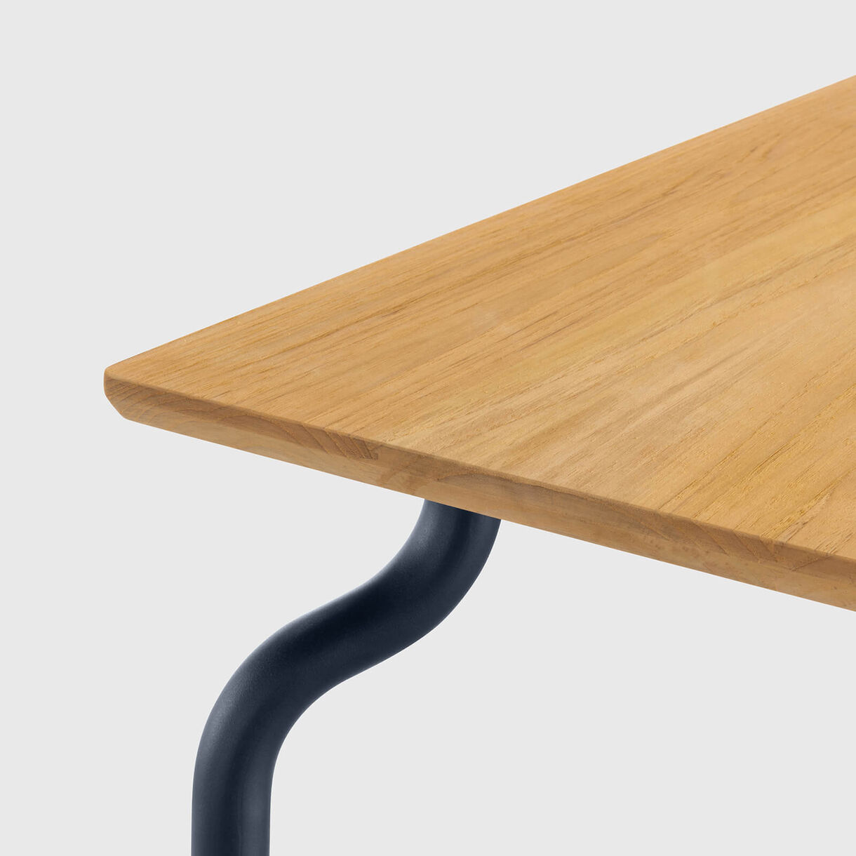 South Teak Table, Night Blue