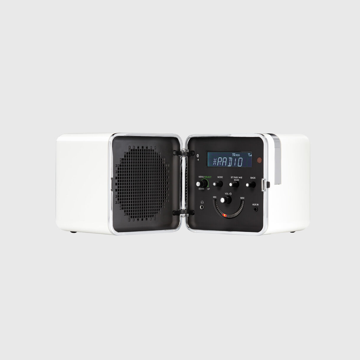 Radio.cubo, White, Open