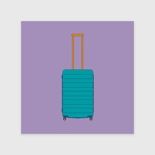 4 Wheel Suitcase (2014) - Michael Craig-Martin