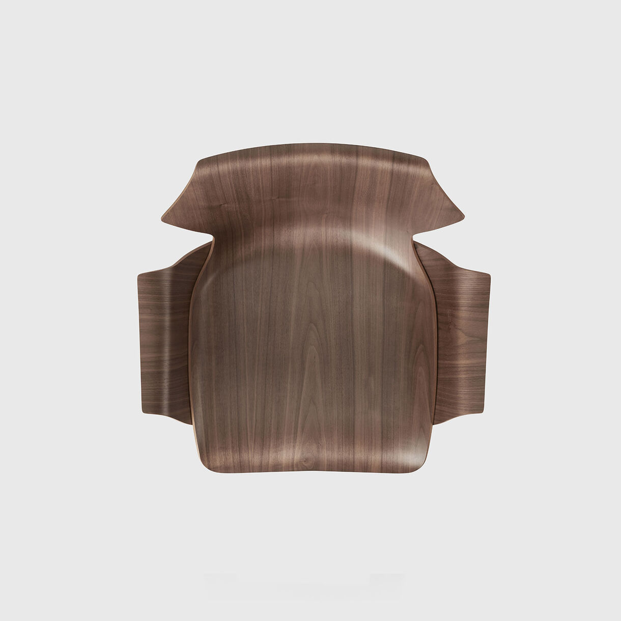 Petal Metal Base Lounge Armchair, Raw Oak